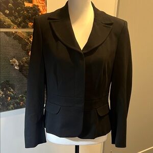 Talbots Petites Elegant Black Blazer